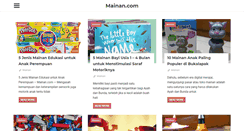 Desktop Screenshot of mainan.com